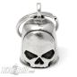 Preview: Big Skull Biker-Bell Skull Motorcycle Bell Lucky Charm Gremlin Bell